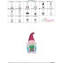Christmas Gnome Boy - 2 Machine Embroidery Design