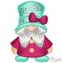 Christmas Gnome Pairs Machine Embroidery Design Bundle