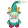 Christmas Gnome Pairs Machine Embroidery Design Bundle