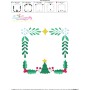 Christmas Frame - 9 Machine Embroidery Design