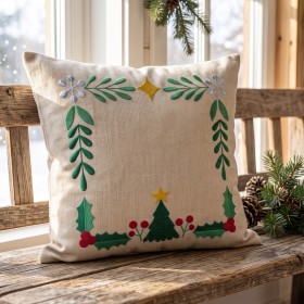 Christmas Frame - 9 Machine Embroidery Design