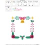 Christmas Frame - 8 Machine Embroidery Design