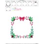 Christmas Frame - 7 Machine Embroidery Design