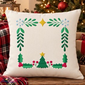Christmas Frame - 9 Machine Embroidery Design