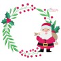 Christmas Frame - 6 Machine Embroidery Design
