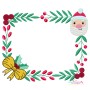 Christmas Frame - 3 Machine Embroidery Design