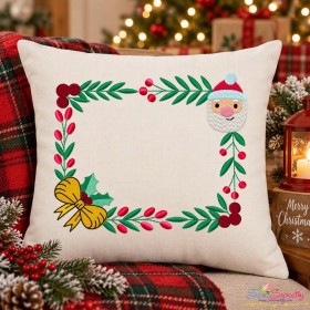 Christmas Frame - 3 Machine Embroidery Design