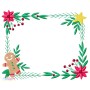 Christmas Frame - 2 Machine Embroidery Design