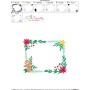 Christmas Frame - 2 Machine Embroidery Design