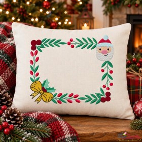 Christmas Frame - 3 Machine Embroidery Design