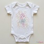 Christmas Swirls Candy Cane Machine Embroidery Design