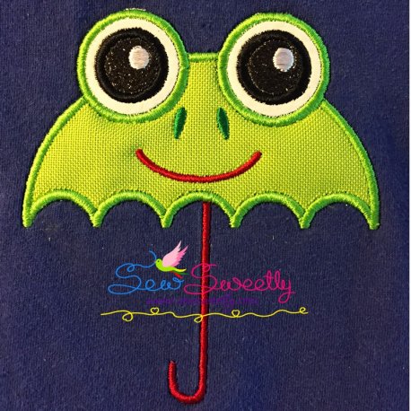 Frog Umbrella Applique Design Pattern-1