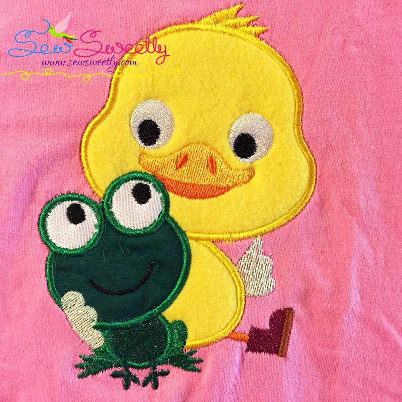 Frog Duck Applique Design Sew Sweetly