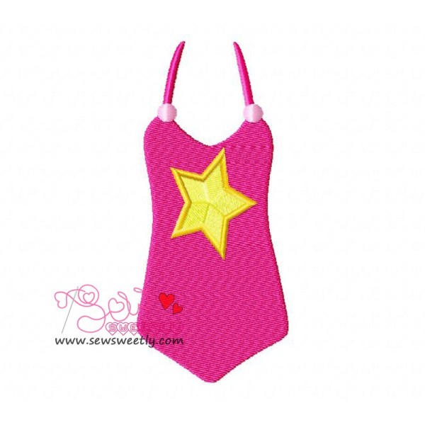 Swimsuit-1 Embroidery Design Pattern-1