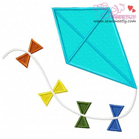 Summer Kite Embroidery Design Pattern-1