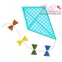 Summer Kite Applique Design Pattern-3