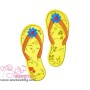 Flip Flop Applique Design Pattern-3