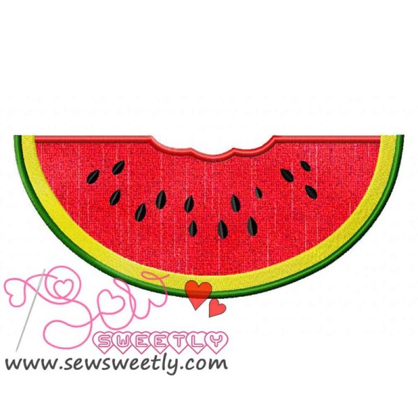 Watermelon Slice Applique Design Pattern-3