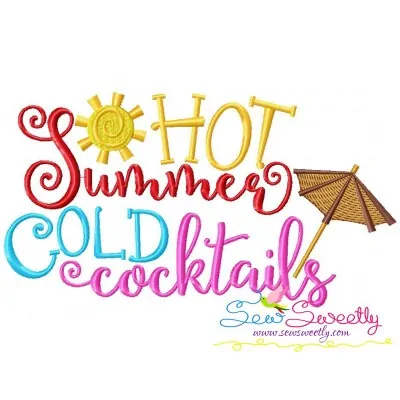 Hot Summer Embroidery Design Pattern-3