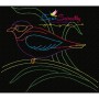 Colorful Vintage Bird-3 Embroidery Design Pattern-2