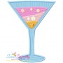 Summer Cocktail-1 Embroidery Design Pattern-1