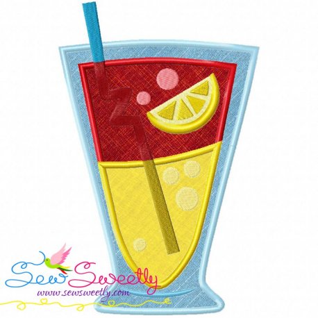 Summer Cocktail-3 Applique Design Pattern-1