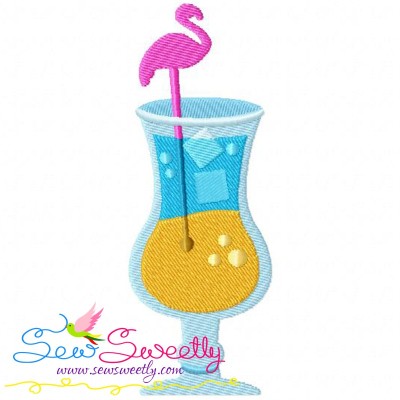 Summer Cocktail-4 Embroidery Design Pattern-1