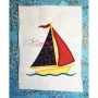 Sail Boat-2 Applique Design Pattern-2