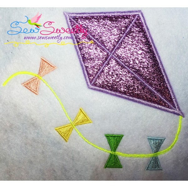 Summer Kite Applique Design Pattern-1