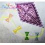 Summer Kite Applique Design Pattern-1