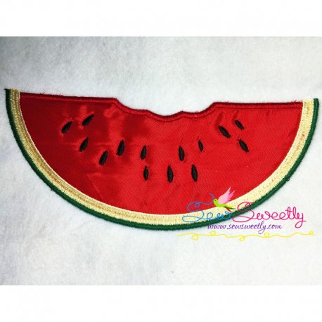 Watermelon Slice Applique Design- 1