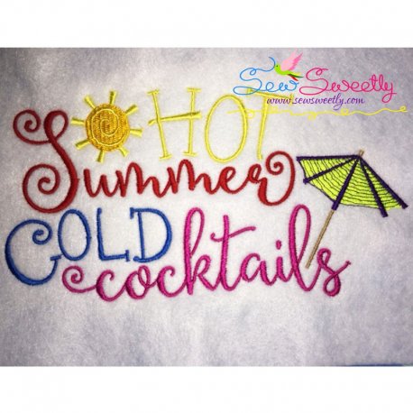 Hot Summer Embroidery Design Pattern-1