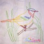 Colorful Vintage Bird-4 Embroidery Design Pattern-1