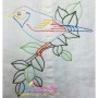 Colorful Vintage Birds Embroidery Design Bundle-2