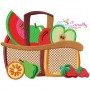 Colorful Fruit Basket-7 Embroidery Design Pattern-2