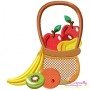Colorful Fruit Basket-8 Embroidery Design Pattern-2