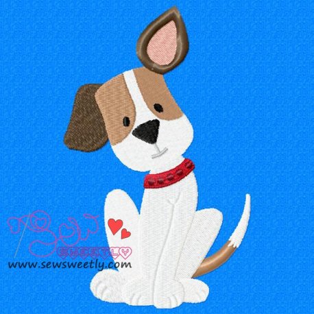 Beagle Dog-3 Embroidery Design Pattern-1