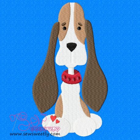 Beagle Dog-1 Embroidery Design Pattern-1