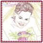 Multi Color Vintage Stitch Bride-1 Embroidery Design Pattern-3