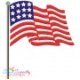 American Flag Embroidery Design Pattern-1