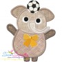 Animal Student Elephant Applique Design Pattern-1