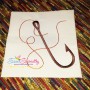 Fishing Hook Embroidery Design Pattern-2