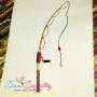 Fishing Rod Embroidery Design Pattern-1
