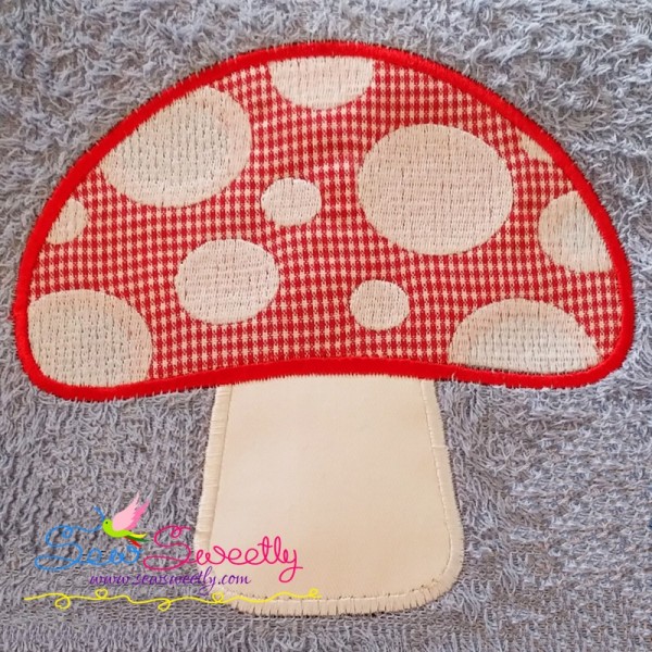 Mushroom Applique Design Pattern-1