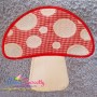 Mushroom Applique Design Pattern-1