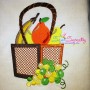 Colorful Fruit Basket-5 Embroidery Design Pattern-1