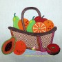 Colorful Fruit Baskets Embroidery Design Bundle-10