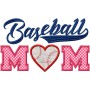 Baseball Mom Applique Design Pattern-3