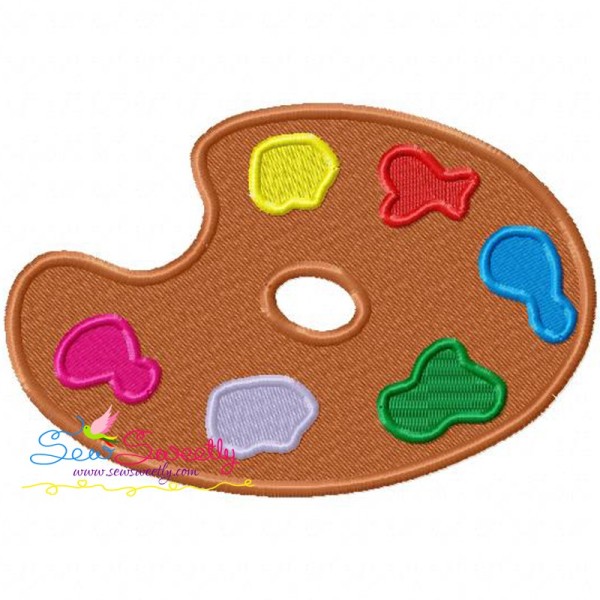 Color Palette Embroidery Design Pattern-1