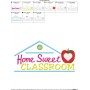 Home Sweet Classroom Embroidery Design Pattern-2